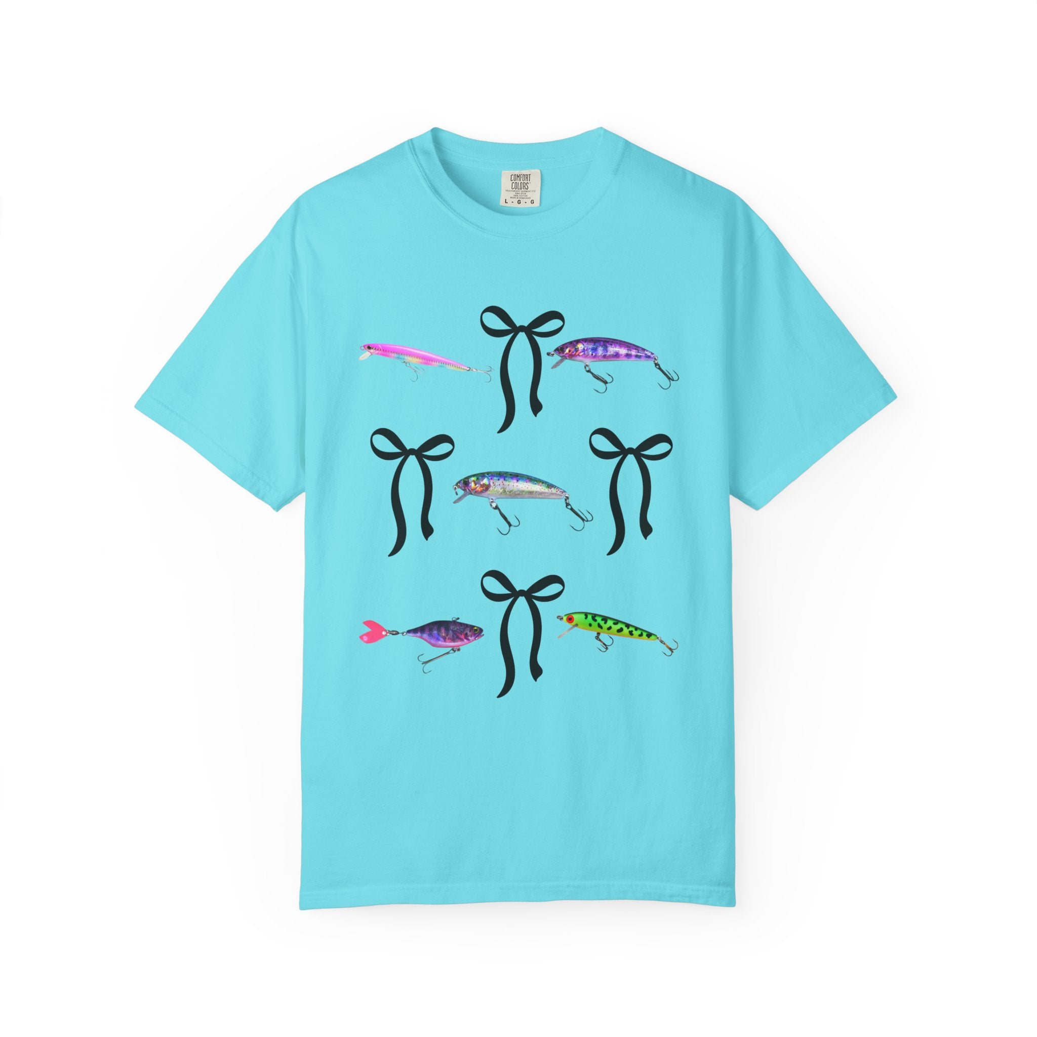 Coquette Fishing Lures--Comfort Colors--Women's Tee