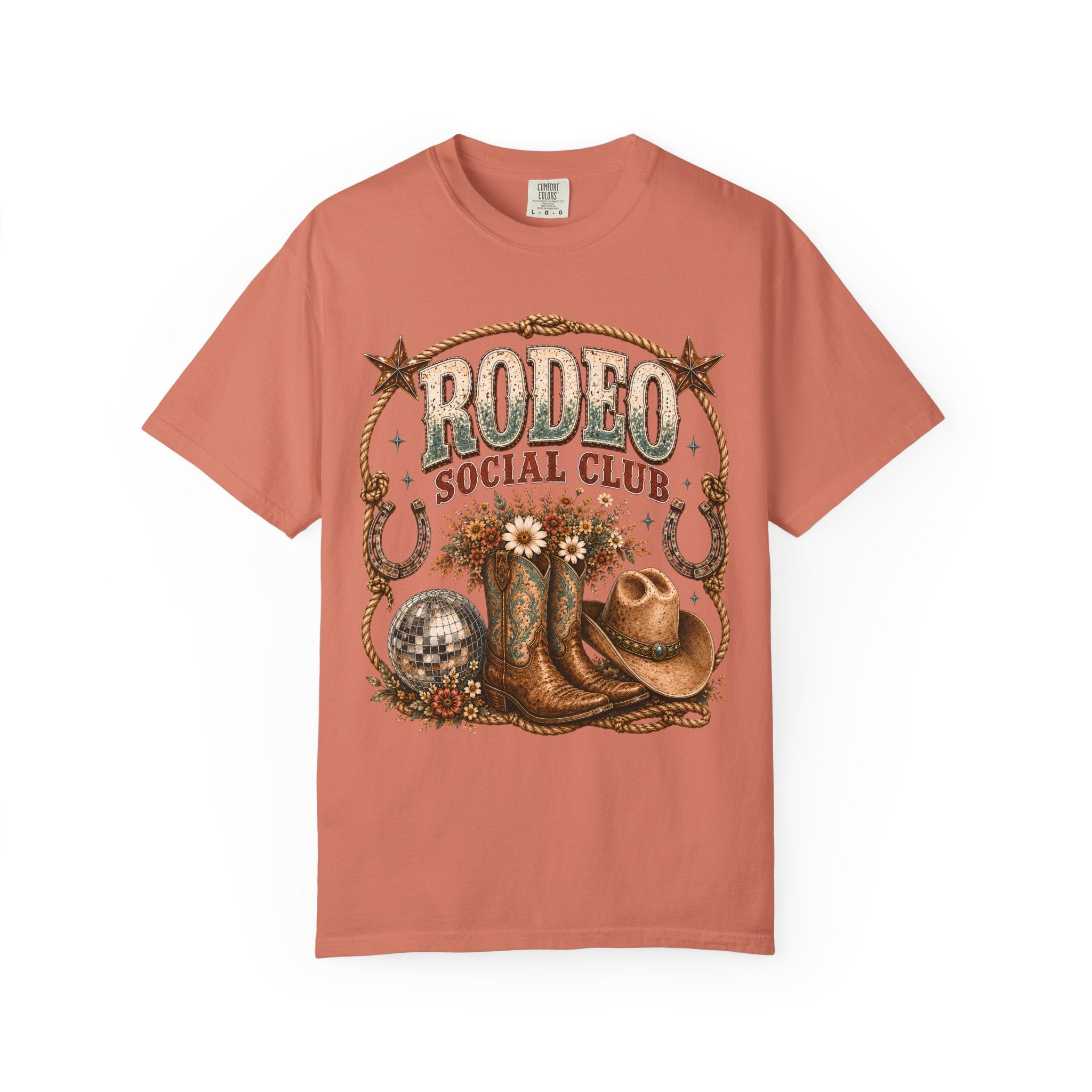 Rodeo Social Club--Comfort Colors--Women's Tee