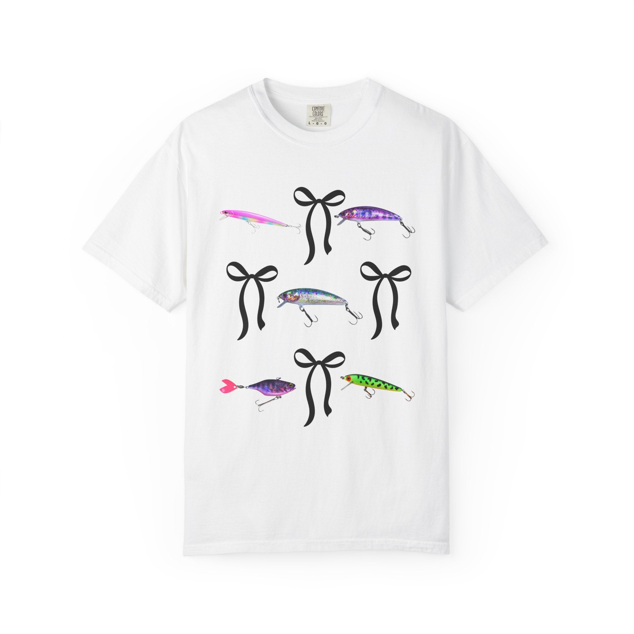 Coquette Fishing Lures--Comfort Colors--Women's Tee