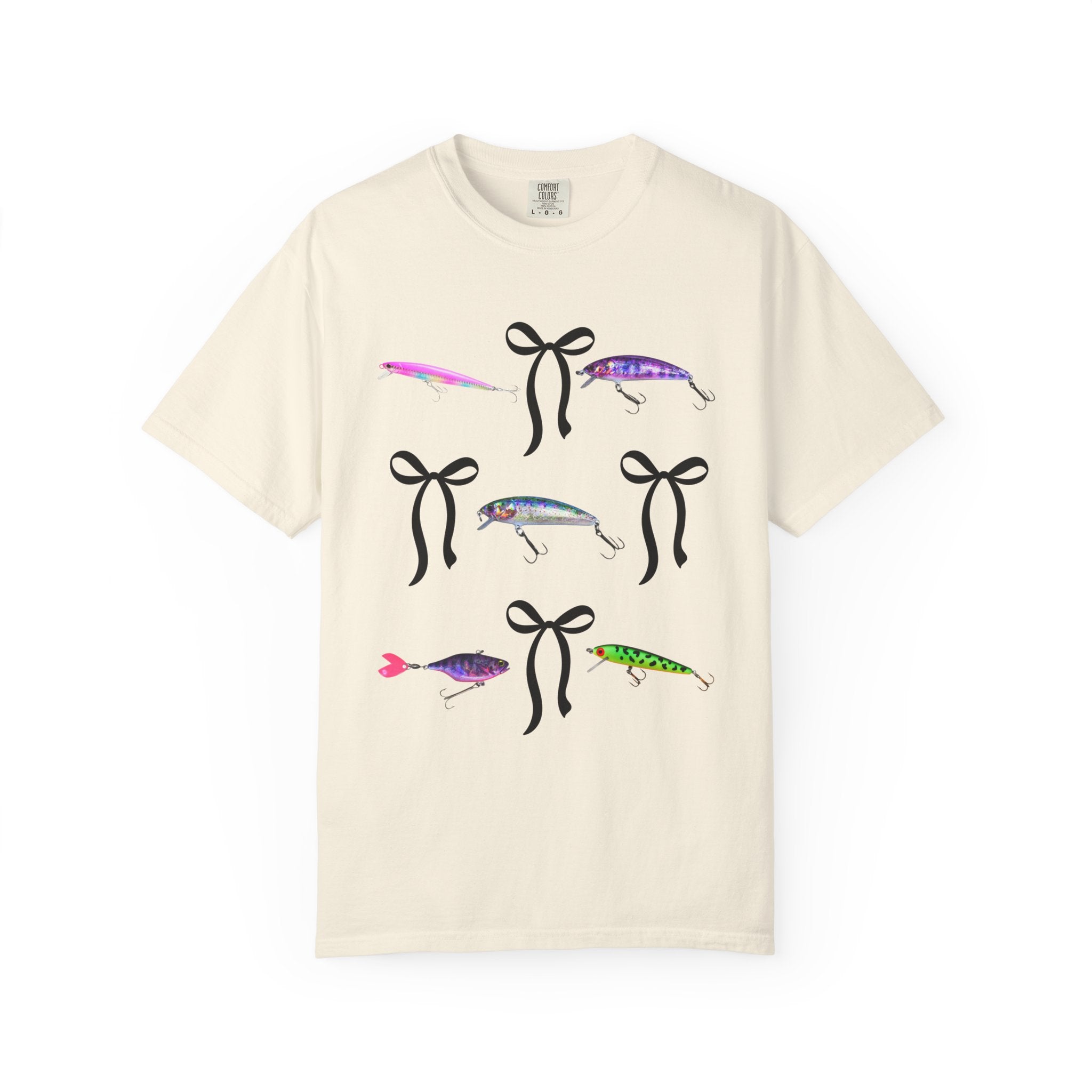 Coquette Fishing Lures--Comfort Colors--Women's Tee