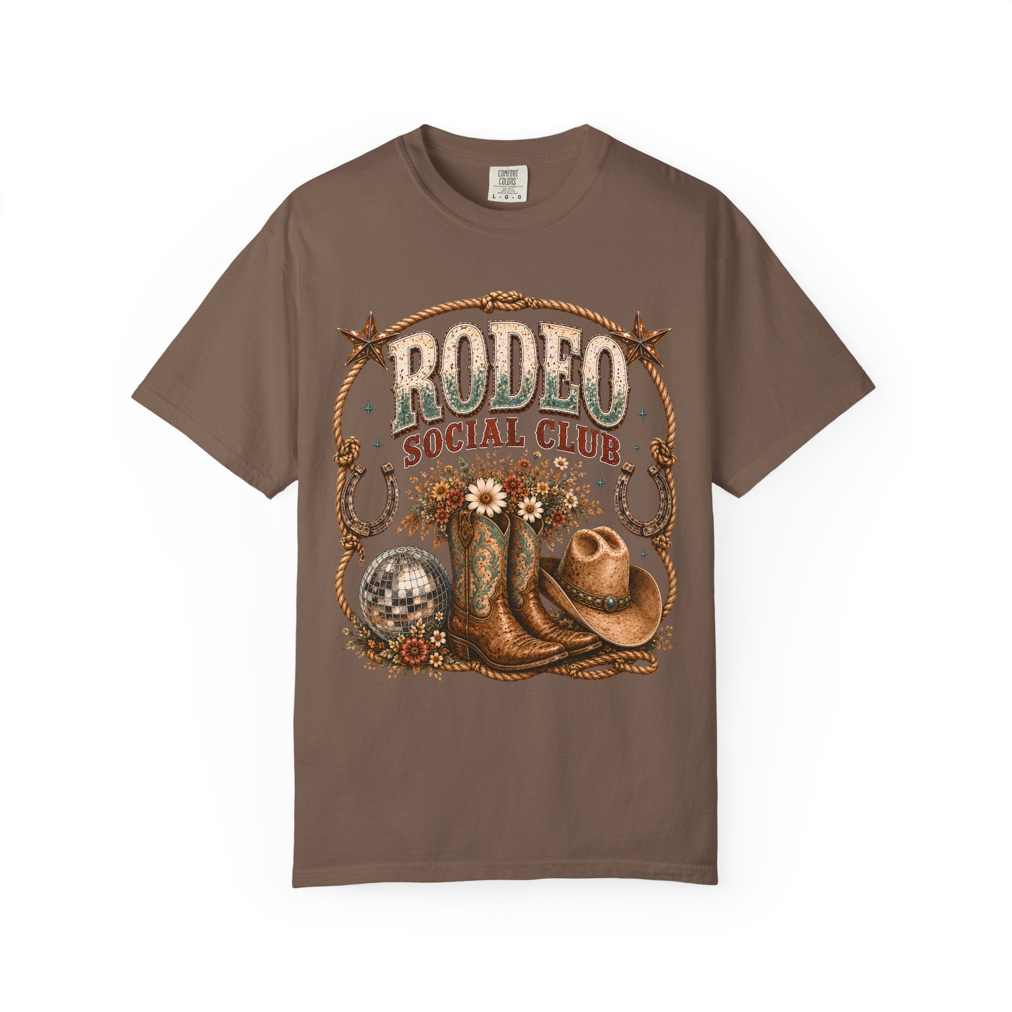 Rodeo Social Club--Comfort Colors--Women's Tee
