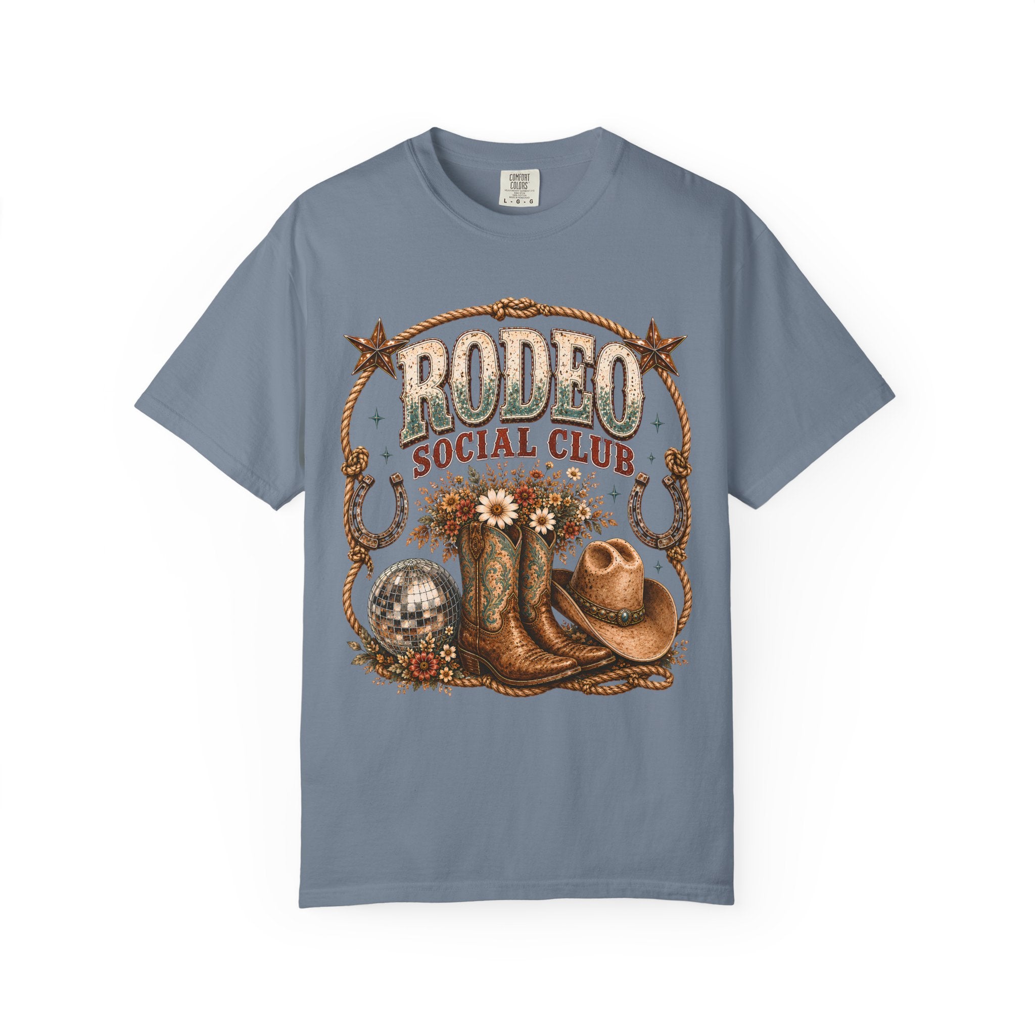 Rodeo Social Club--Comfort Colors--Women's Tee